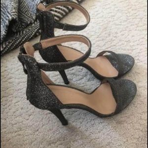 High Heels size 8 charcoal grey sparkle. Brand new.
